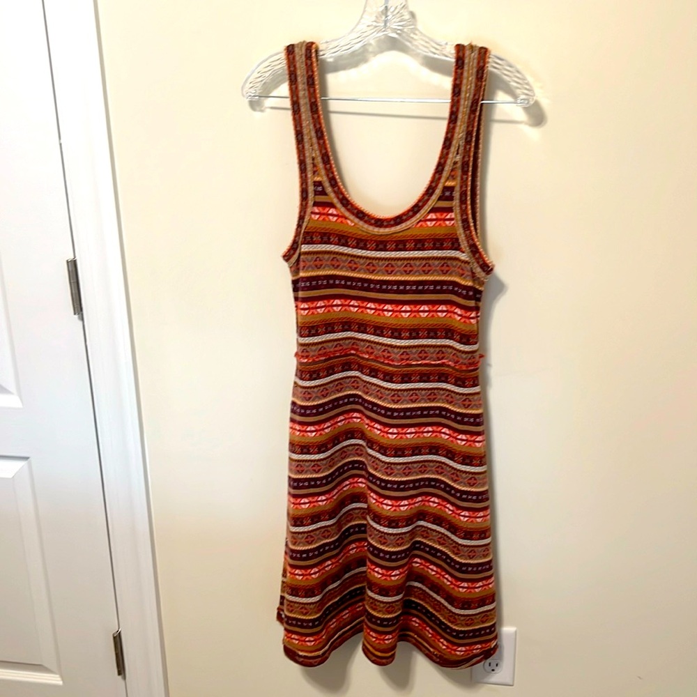 Free People Women’s Fair Isle Mini Sweater Dress / Size L / Very Good Condition